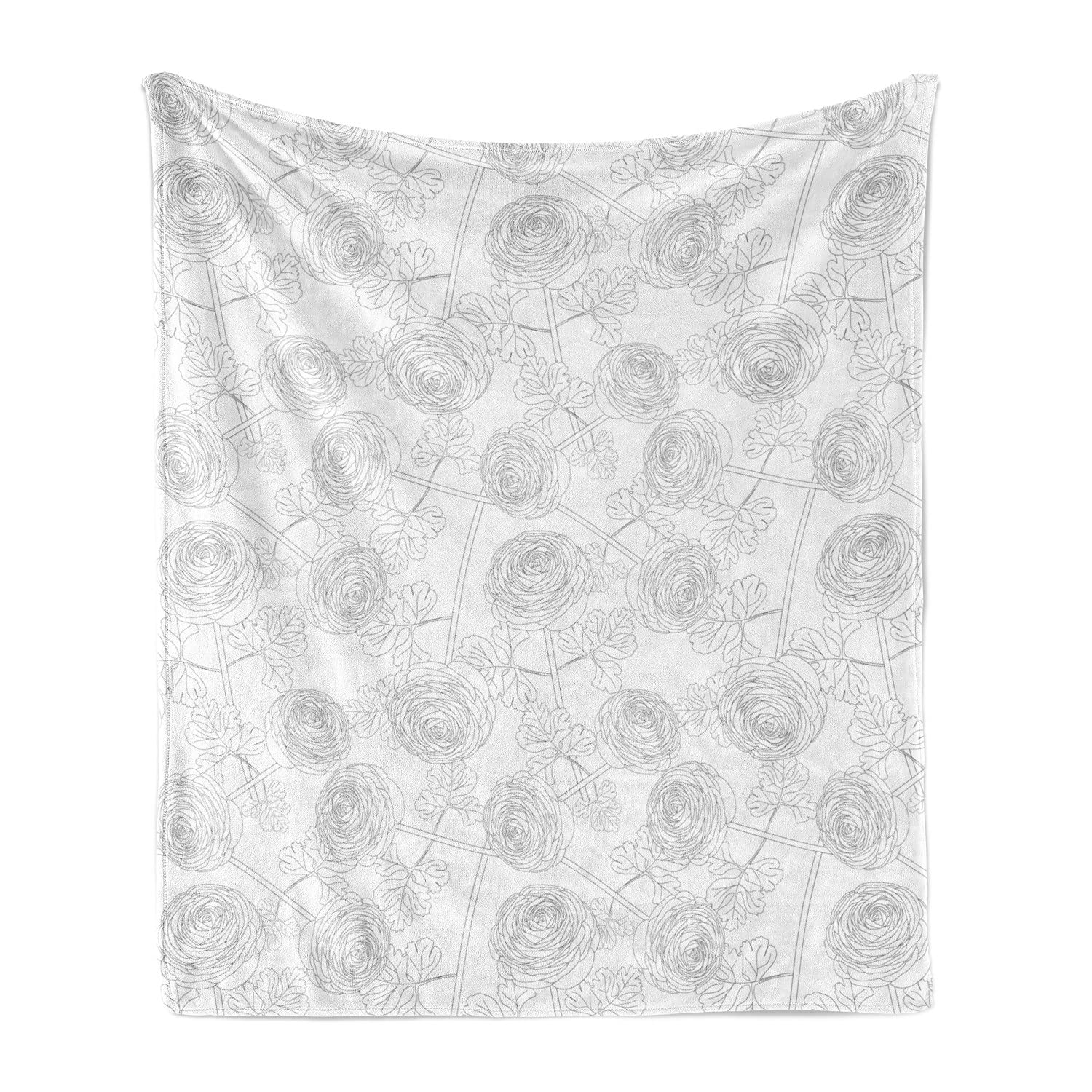 Ambesonne Flannel Fleece Throw Blanket 60