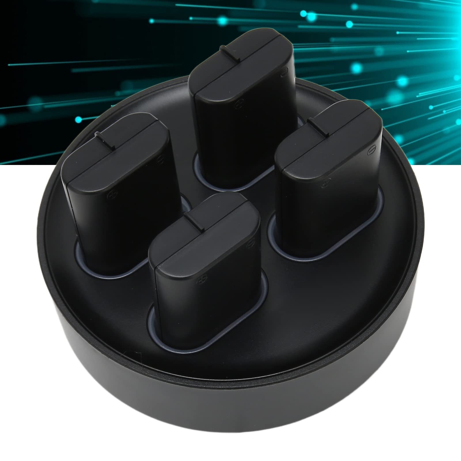 Fast Charger Station for Xbox One Controller with 4x800mAh Rechargeable Battery Packs - Compatible with Xbox One S/X - Perfect for Gaming Sessions & Multiplayer Battles