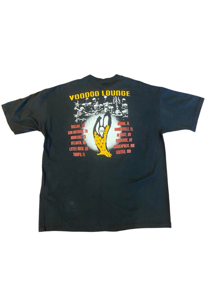 Vintage 1994 Rolling Stones Tour T-Shirt Men's XL - Classic Rock Band Tour Tee for Concerts & Casual Wear