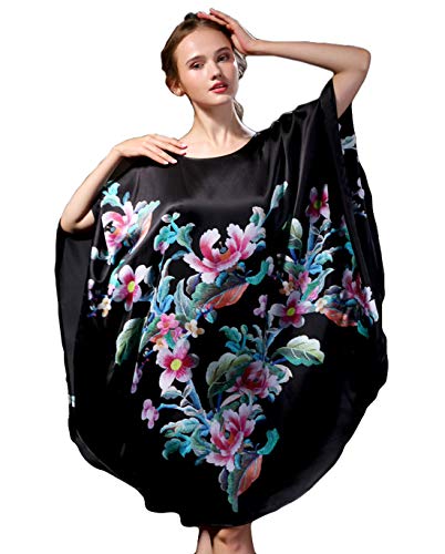 Floral Embroidery, Black