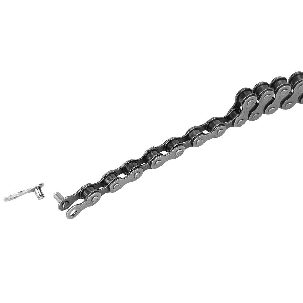 Premium Bicycle Chains - 106 Links Hollow-Out Single Speed Fixed Gear Bike Chain for Mountain & Road Bikes | Durable & Smooth Cycling Performance for Commuting, Racing & Outdoor Adventures