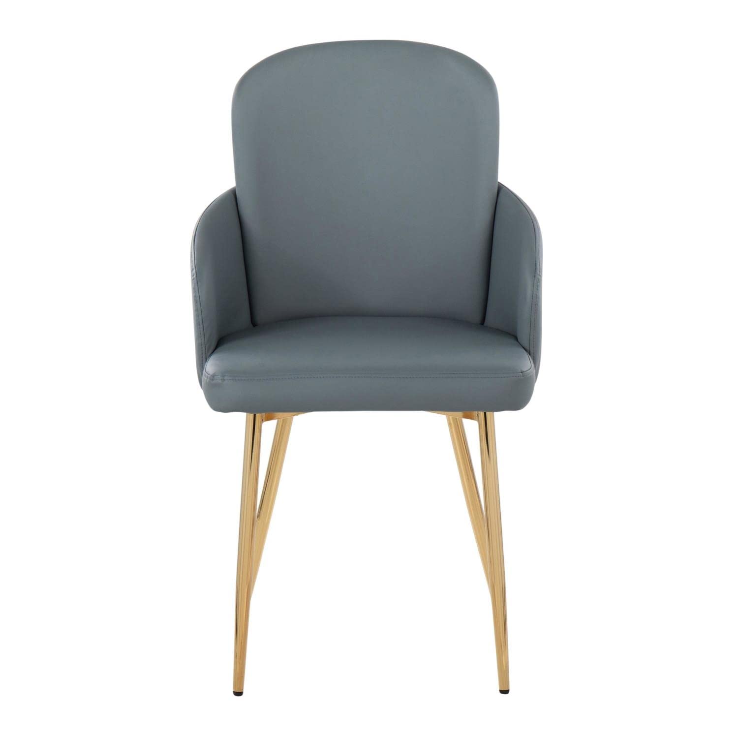 LumiSource Dahlia Upholstered Dining Chairs Set of 2 - Modern Kitchen Chairs for Dining Table - Perfect for Home, Restaurant, and Office Use