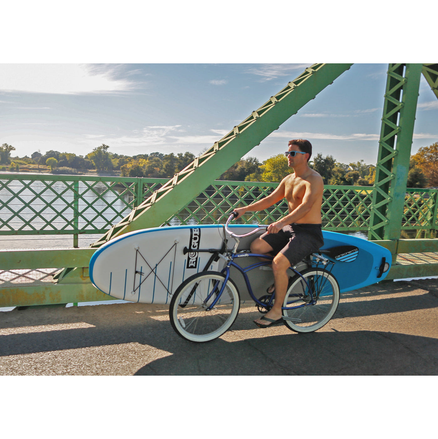 Premium SUP Lower Bar Set - Bike Rack Add-on for Stand Up Paddleboards | Secure Transport for Bikes & SUPs | Perfect for Beach Trips & Outdoor Adventures