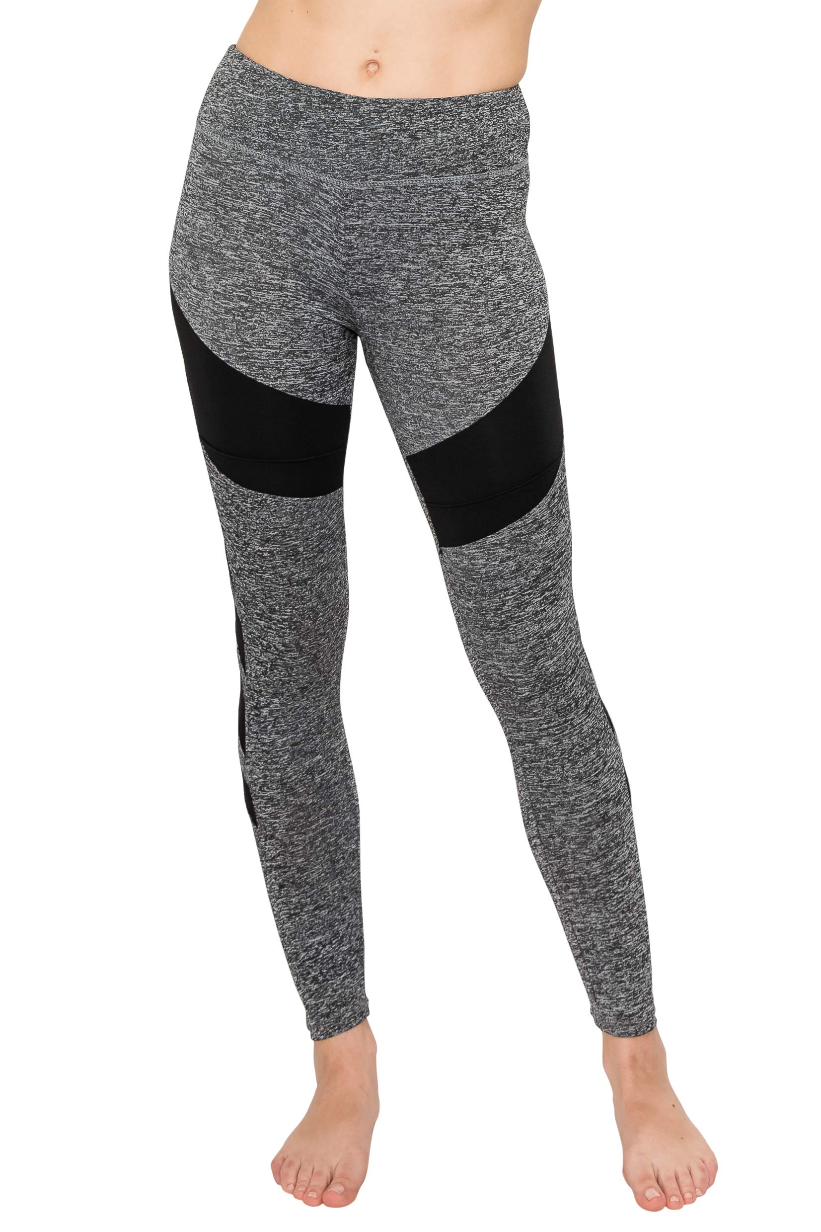 ALWAYS Women's High Waisted Yoga Pants - Breathable Mesh Stretchy Workout Leggings for Running, Gym & Lounge | Activewear Tights for Fitness & Casual Wear