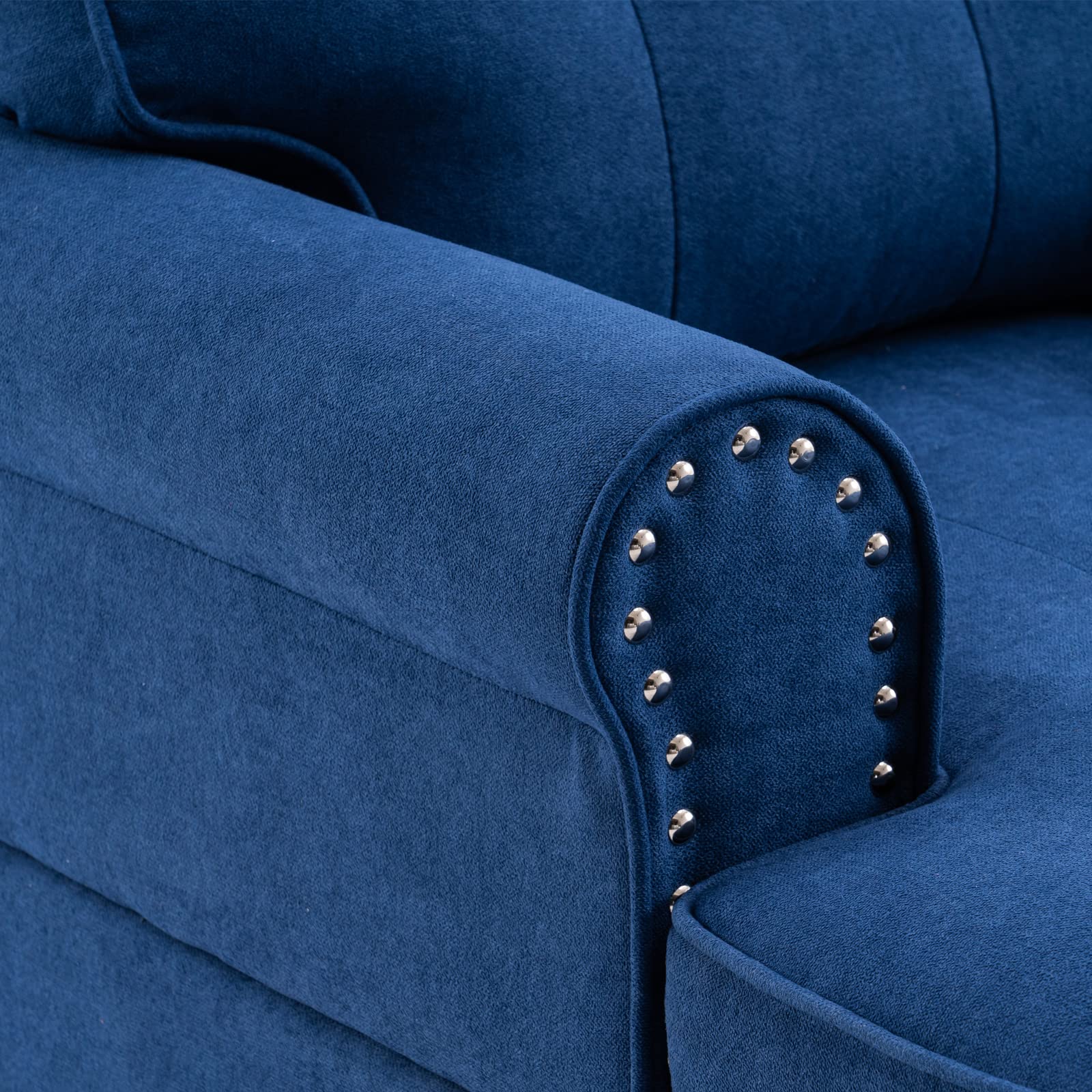 Velvet Chaise Lounge Sleeper Sofa Bed - 59
