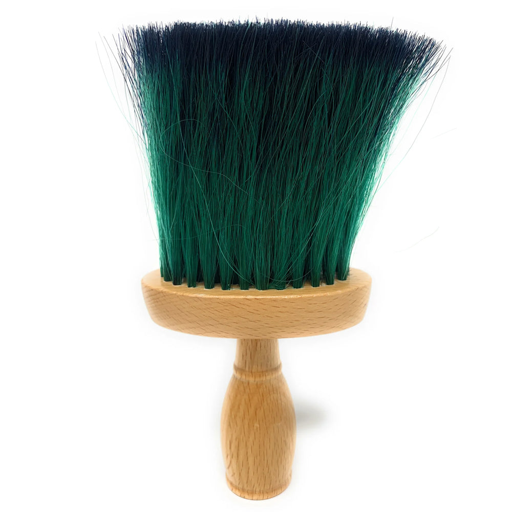 Extra Thick Ox Hair Barber Neck Duster - Professional Quality Neck Brush with Color Bristles (1 Piece) - Perfect for Haircut Cleanup & Shaving in Barber Shops & Home Grooming