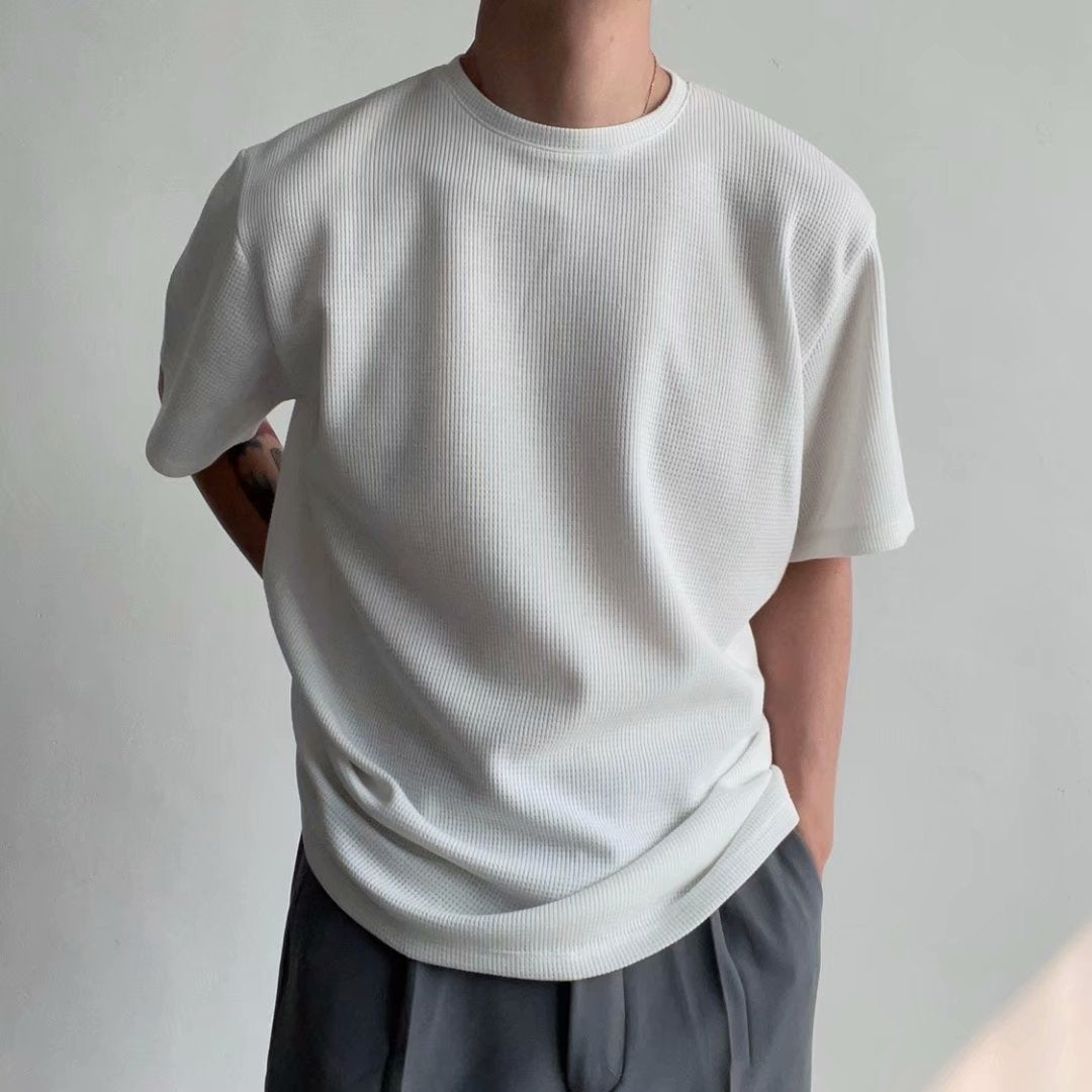 Antonio's Men's Round Neck Short Sleeve T-Shirt - Casual Comfort Fit for Everyday Wear, Gym & Outdoors