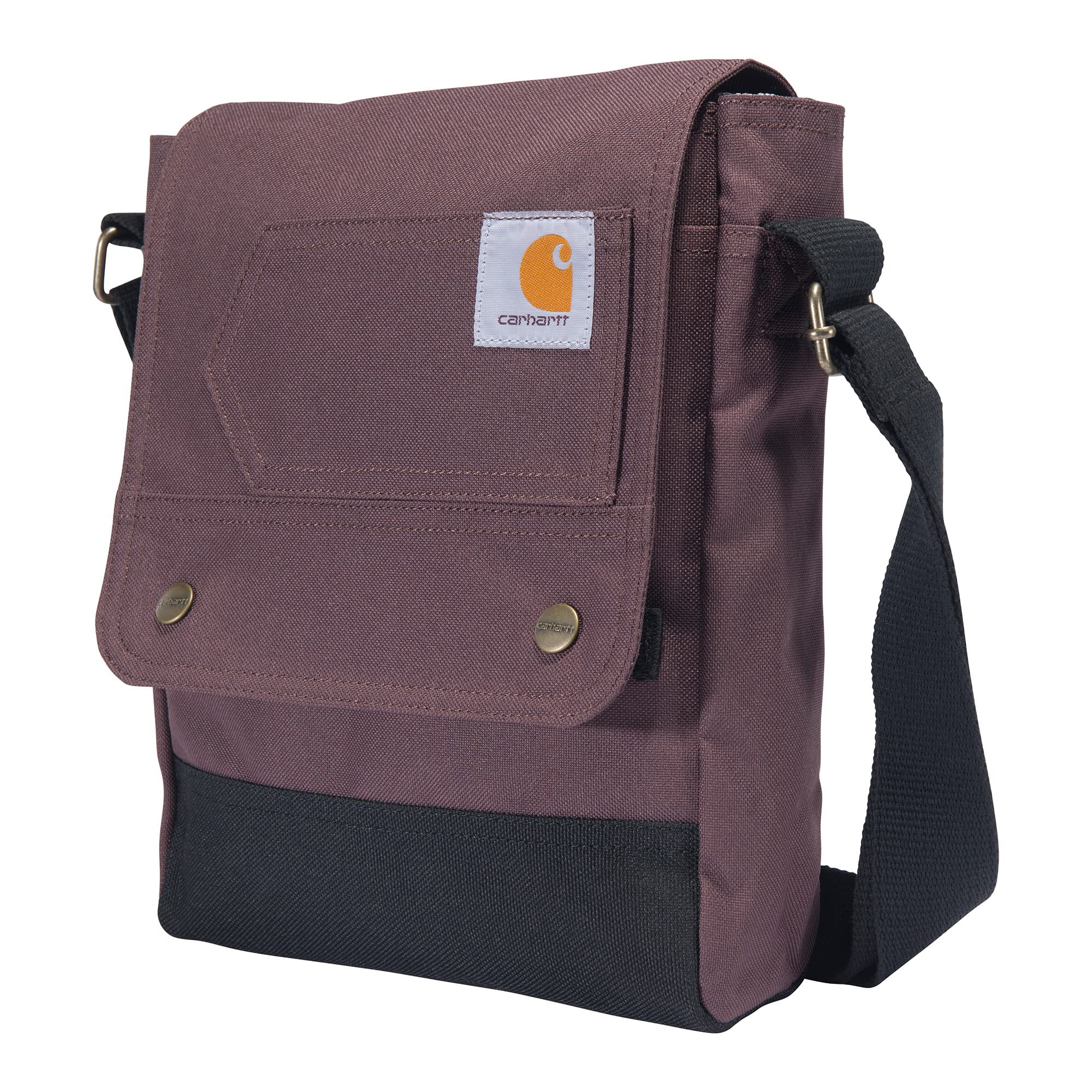 Carhartt Durable Adjustable Crossbody Bag with Flap Over Snap Closure - Perfect for Work, Travel & Outdoor Adventures