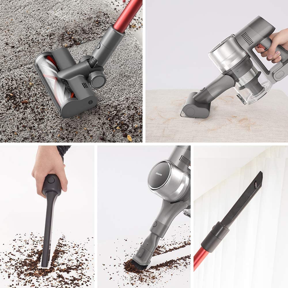 Dreame T20 Cordless Stick Vacuum Cleaner - Powerful 150AW Suction, 60min Runtime, Lightweight for Hardwood Floors & Carpets | Perfect for Pet Hair, Home Cleaning & Quick Pickup