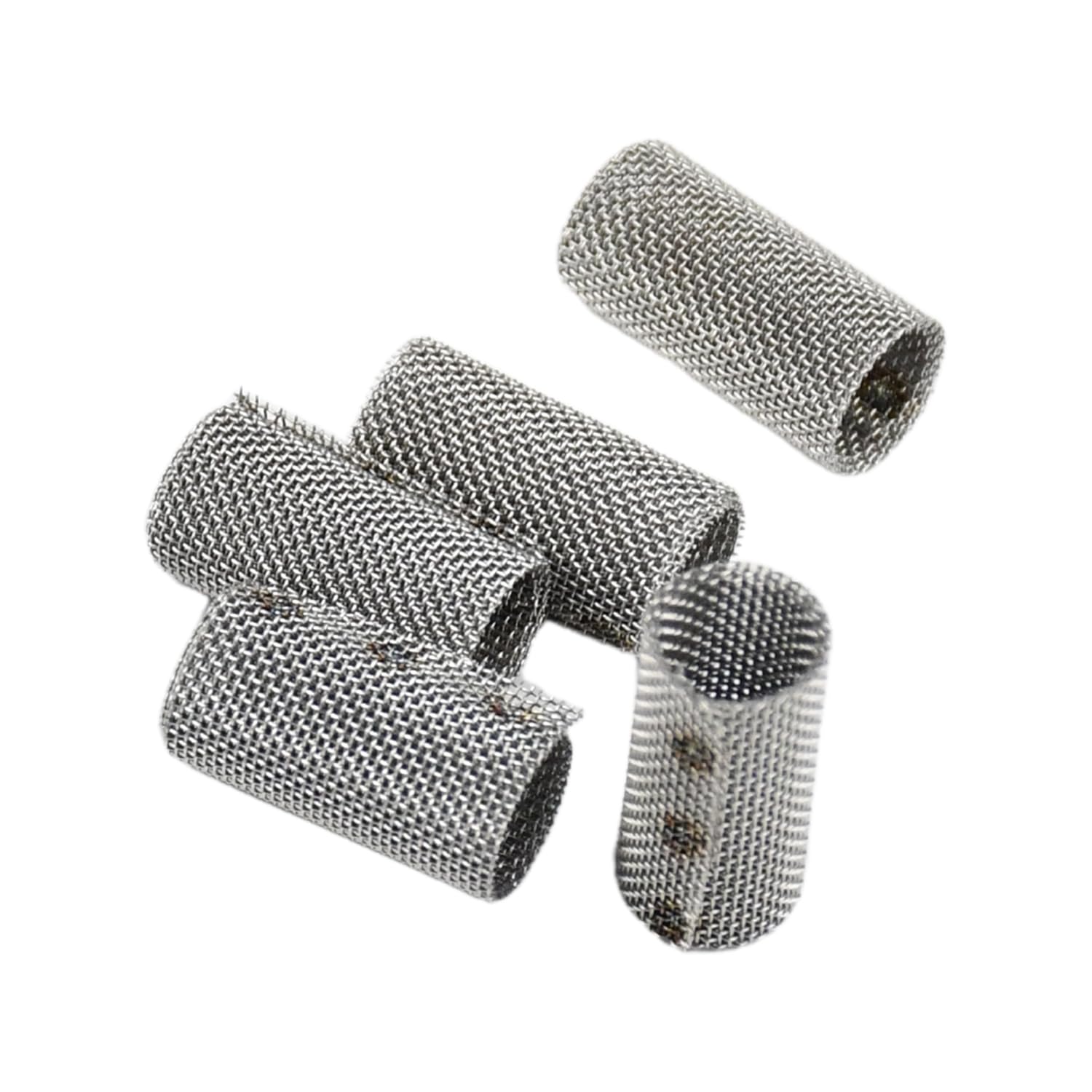 5-Pack Stainless Steel Diesel Heater Glow Plug Burner Strainer Screen Kit - Compatible with Eberspacher Airtronic D2 D4 D4S (Part# 252069100102) - Replacement Filter for RV, Marine & Off-Grid Heating Systems