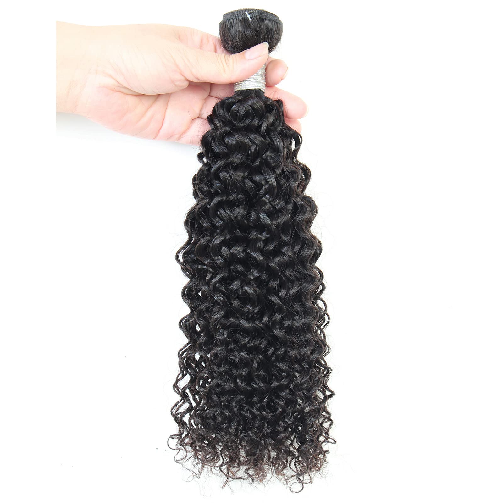 12A Brazilian Human Hair Bundles 22 24 26 Inch - 100% Unprocessed Remy Hair Extensions with Jerry Curl for Natural Look - Perfect for Weaving, Styling, and Special Occasions