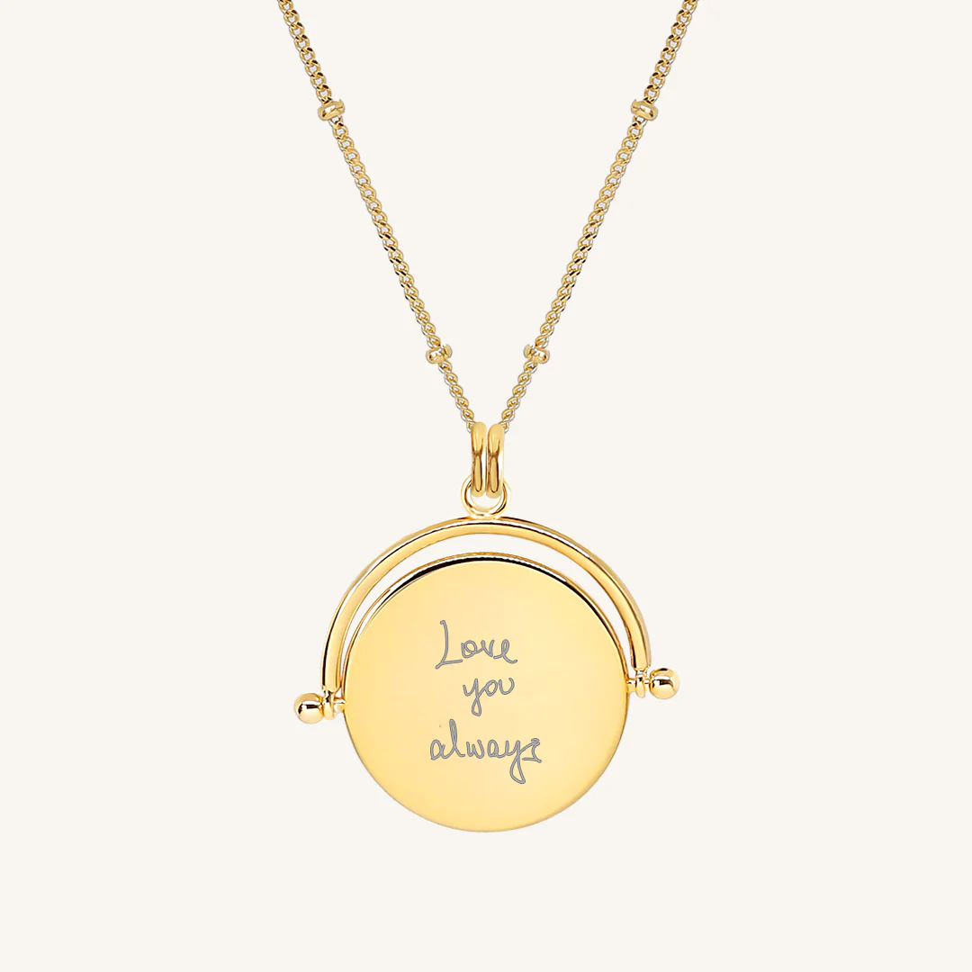 Handmade Illustrate Pendant Necklace for Women - Elegant Jewelry Gift for Birthday, Anniversary & Valentine's Day - Perfect for Casual Wear, Date Night & Special Occasions