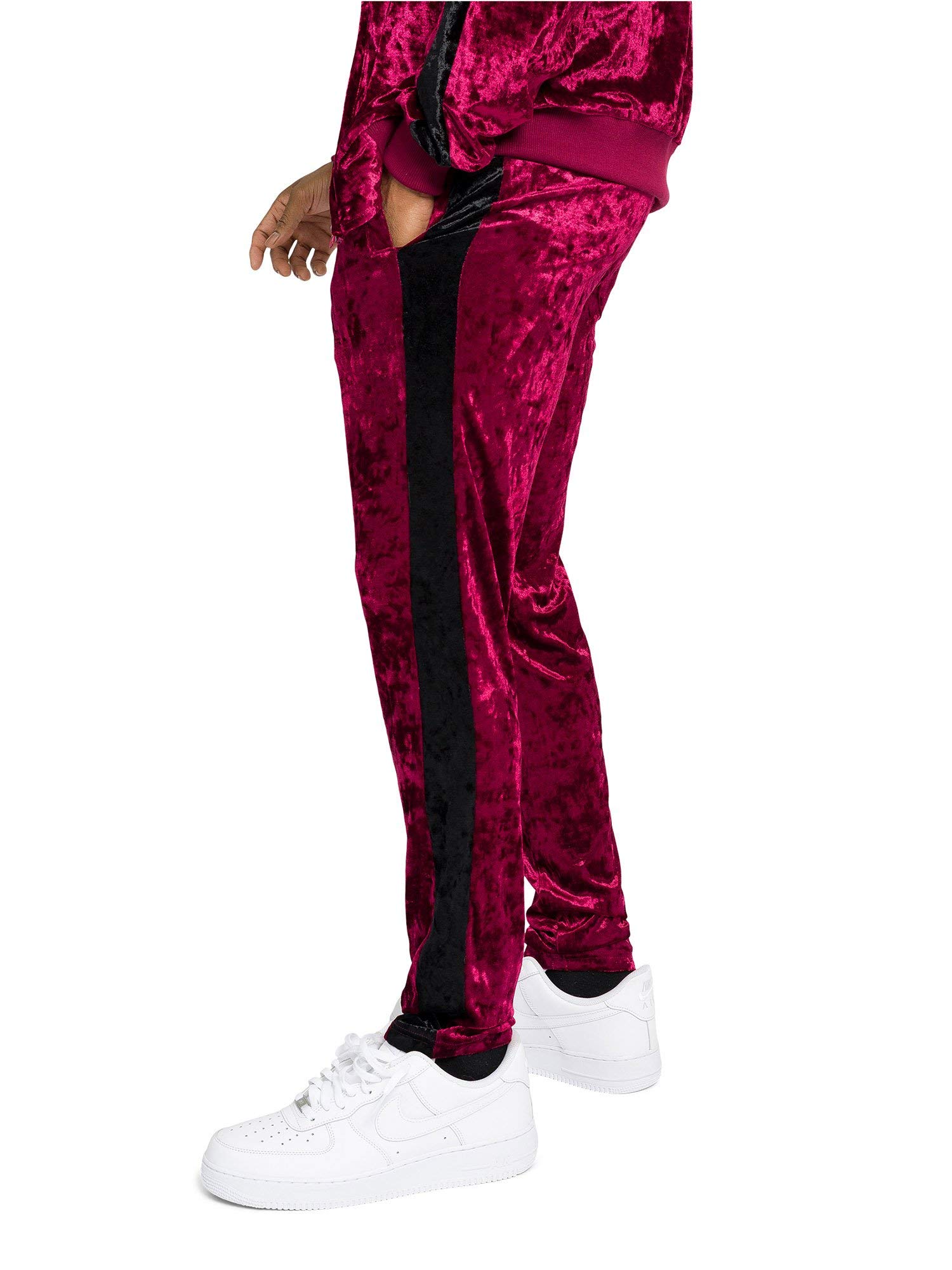 G-Style USA Men's Velour Velvet Tracksuit Set - Comfortable Lounge Wear, Gym Outfit & Casual Jogging Suit for Men | Perfect for Home Relaxation, Workout & Street Style Fashion