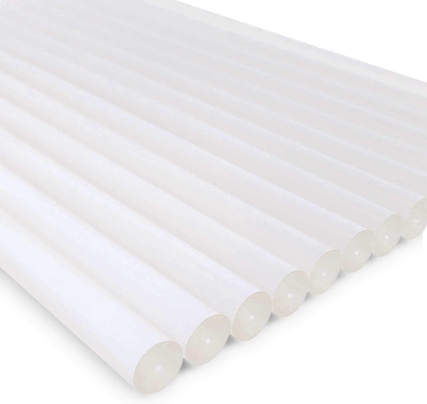AdTech Stringless Premiere 50ct Hot Glue Sticks - 10 Inch Full Size White Glue Sticks for DIY Crafts, Woodworking & Home Repairs (50-Pack)