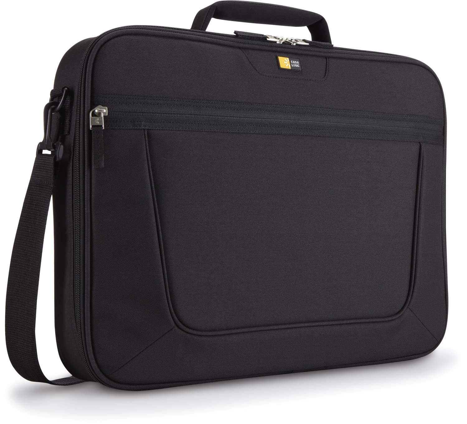 Case Logic 15.6-Inch Laptop Sleeve Case (VNCI-215) - Protective Black Neoprene Computer Bag for MacBook, Dell, HP - Perfect for Travel, School & Office Use