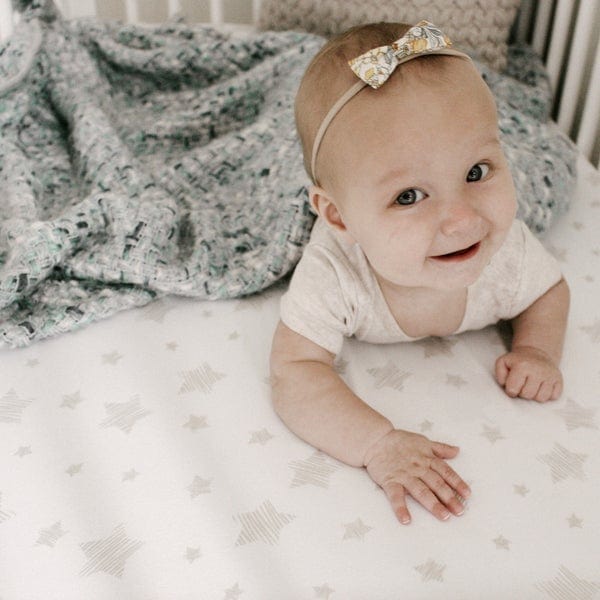 Elys & Co 2 Pack 100% Cotton Crib & Toddler Bed Sheets - Soft Breathable Nursery Bedding for Boys & Girls - Perfect for Daycare, Home Nursery & Travel