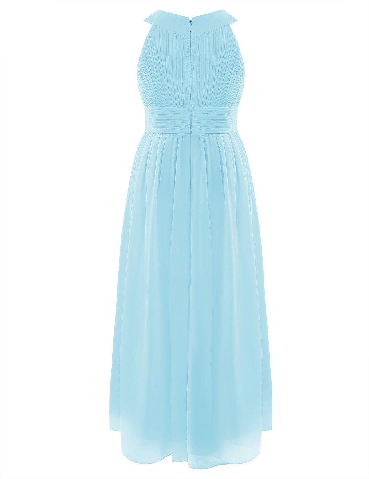 CHICTRY Beaded Sequins Flower Girl Chiffon Wedding Dress - Elegant Formal Gowns for Wedding, Dance & Party Occasions | Perfect for Flower Girls, Pageants & Special Events