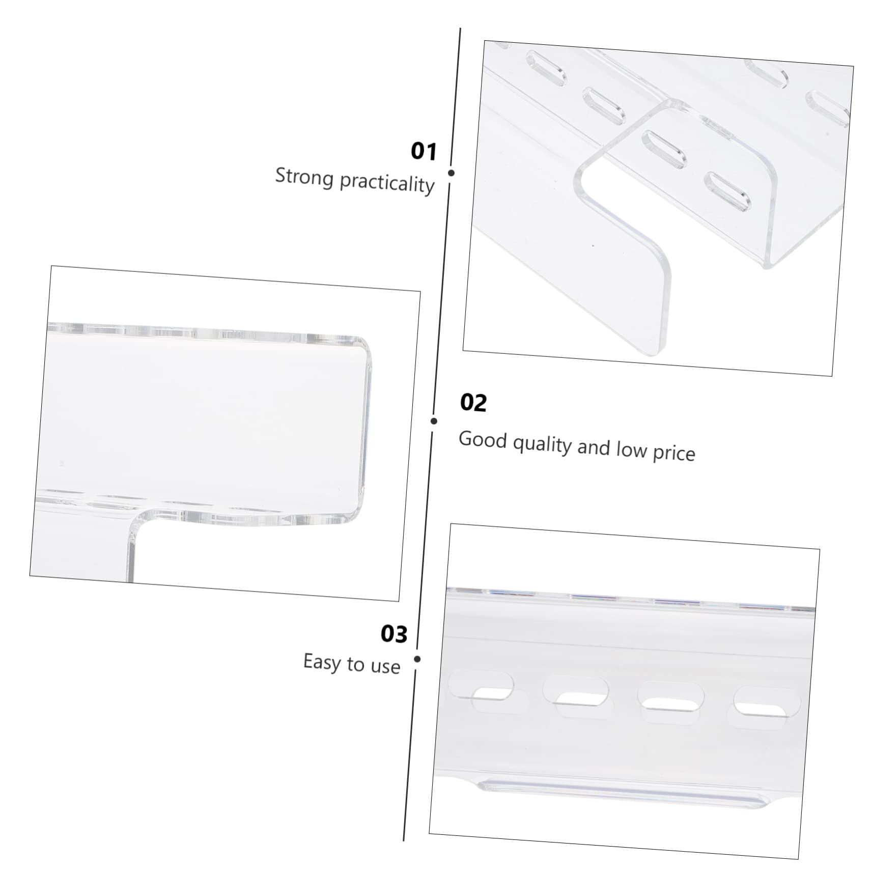 6 Pcs Acrylic Eyelash Tweezer Holder - Storage Rack & Display Stand for Lash Extensions Tools - Perfect for Salon, Makeup Artists & Home Beauty Organizers
