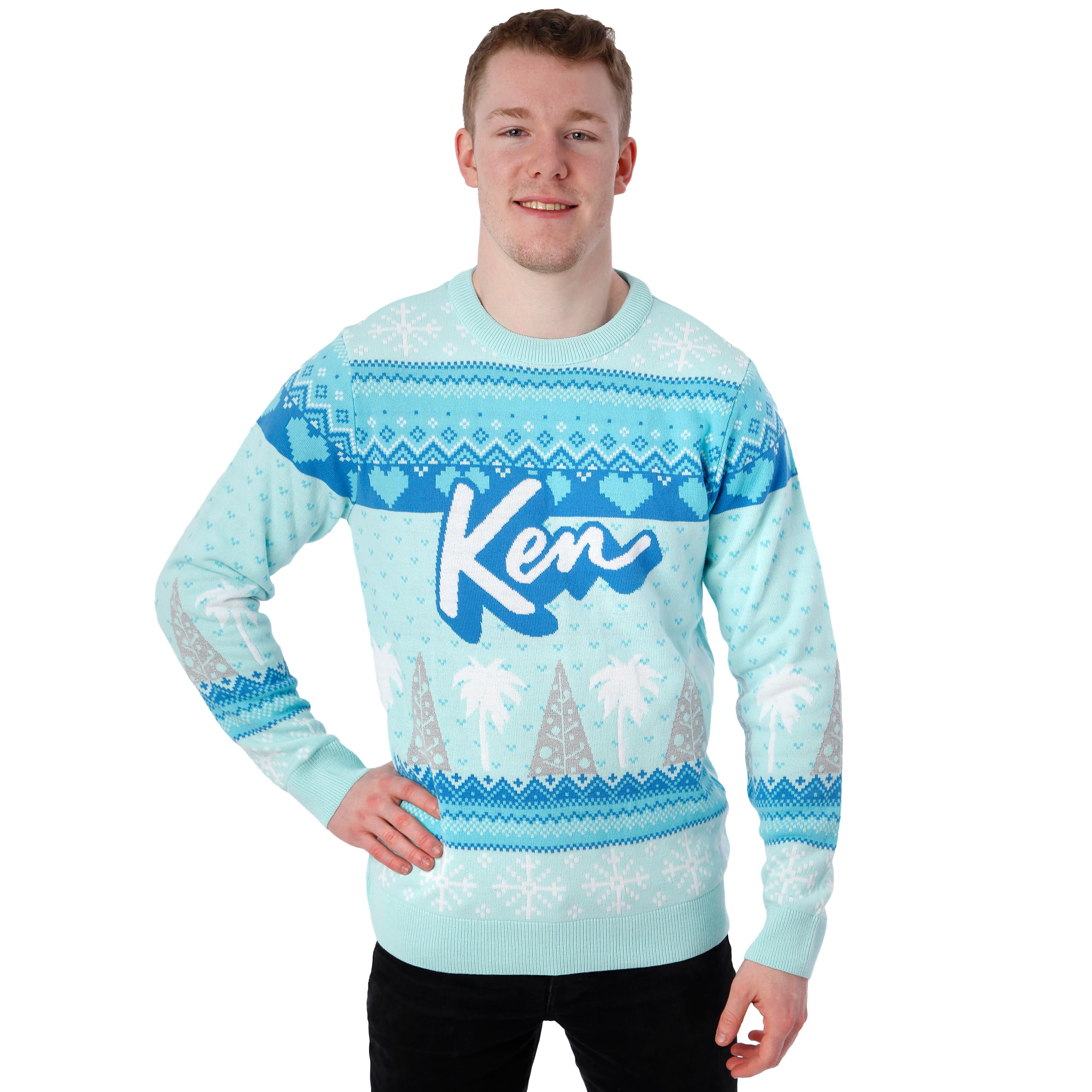 Barbie & Ken Christmas Jumpers for Women & Men - Sizes S-XXL for Holiday Parties