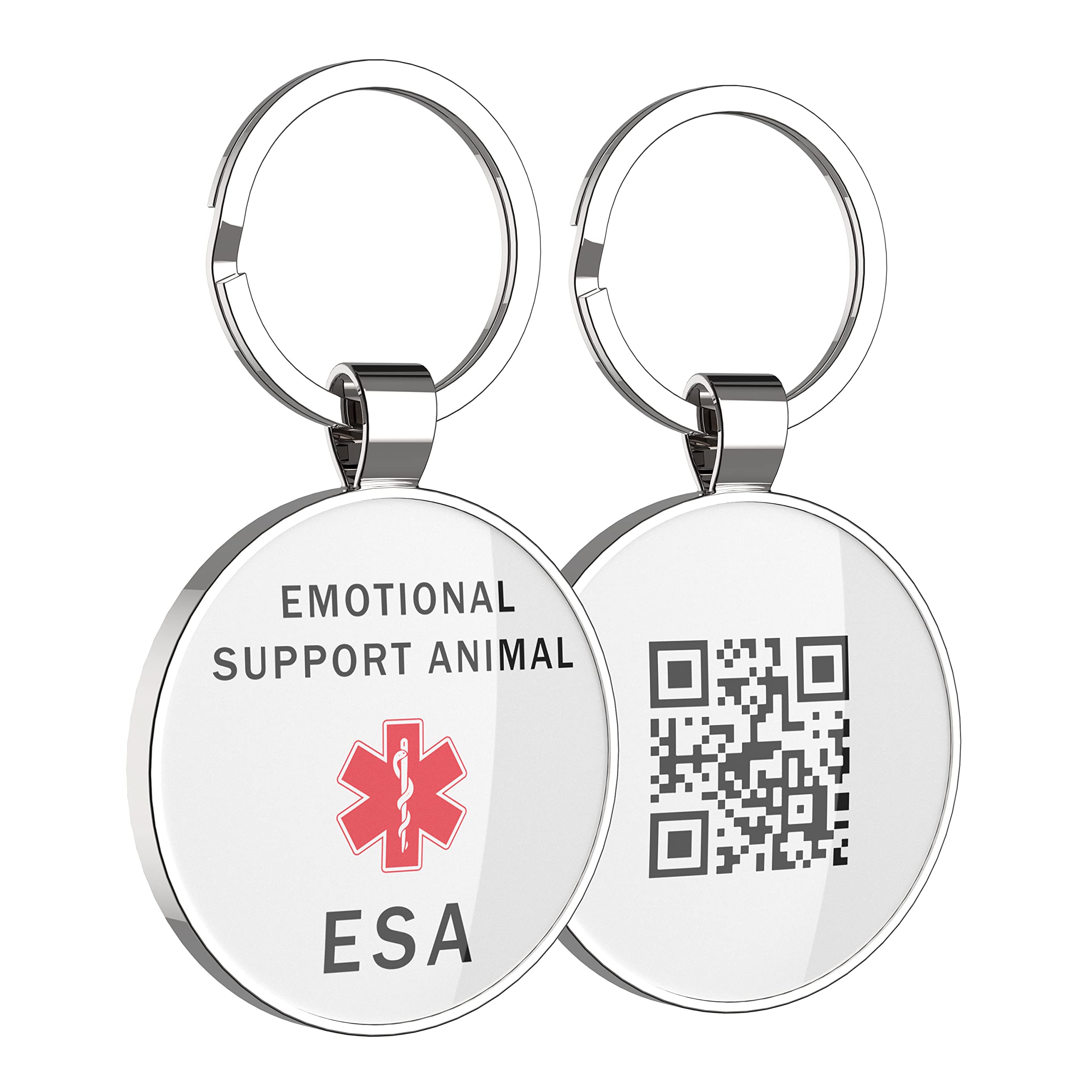 Custom QR Code Pet ID Tags - Personalized Dog & Cat Tags for Safety