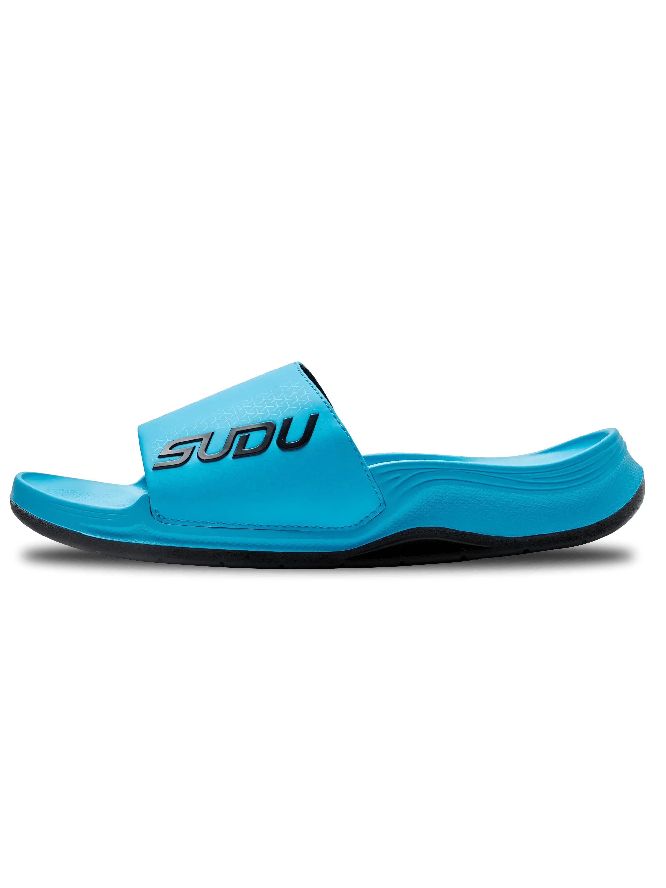 SVS 01 Recovery Slides for Men & Women - Comfortable Post-Workout Footwear - Blue - Perfect for Gym, Running, Yoga & Recovery After Exercise