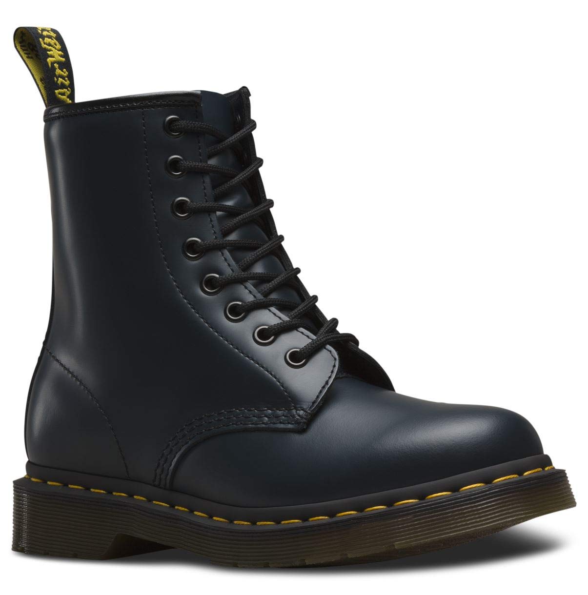 Dr. Martens Unisex 1460 Mono Smooth Leather 8-Eye Combat Boots for Men & Women - Perfect for Punk Fashion, Workwear & Everyday Street Style