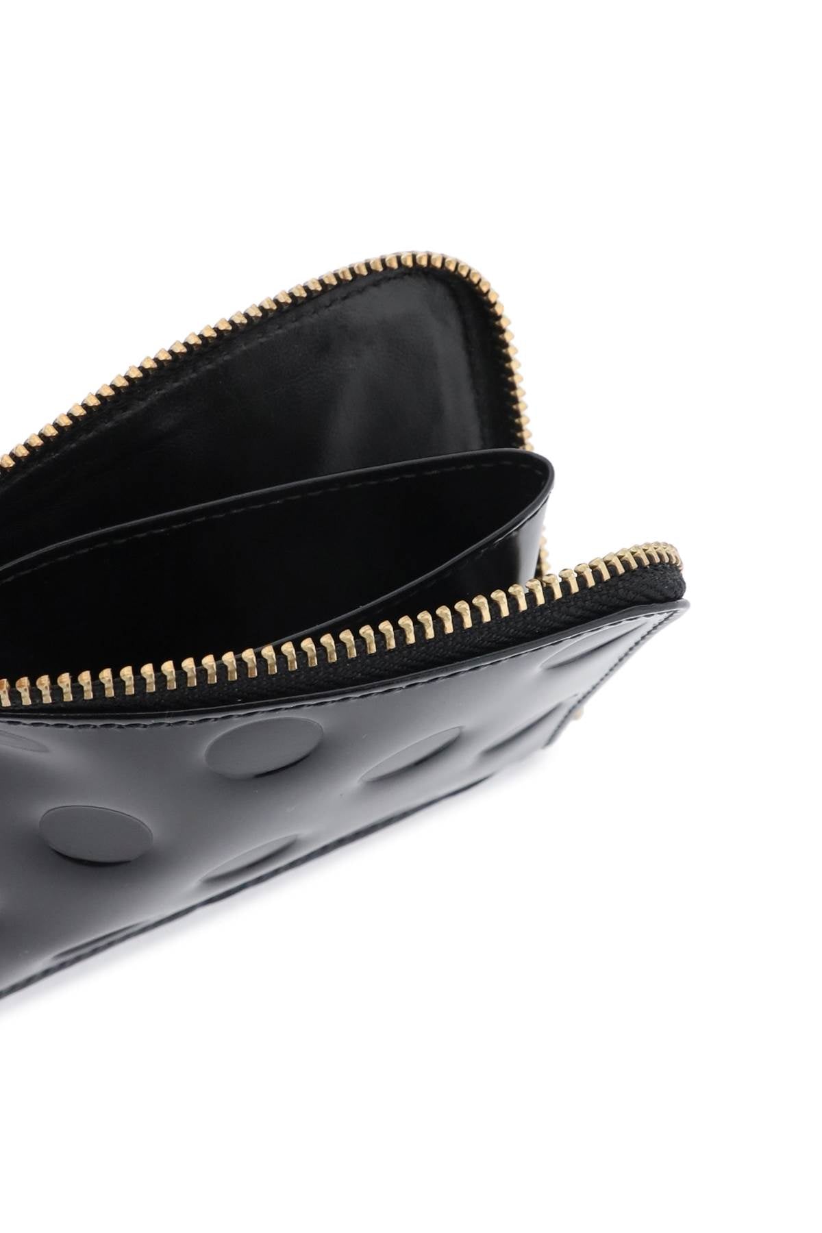 Comme des Garcons Polka Dot Flat Wallet for Women & Men - Stylish RFID Blocking Slim Card Holder for Everyday Use & Travel