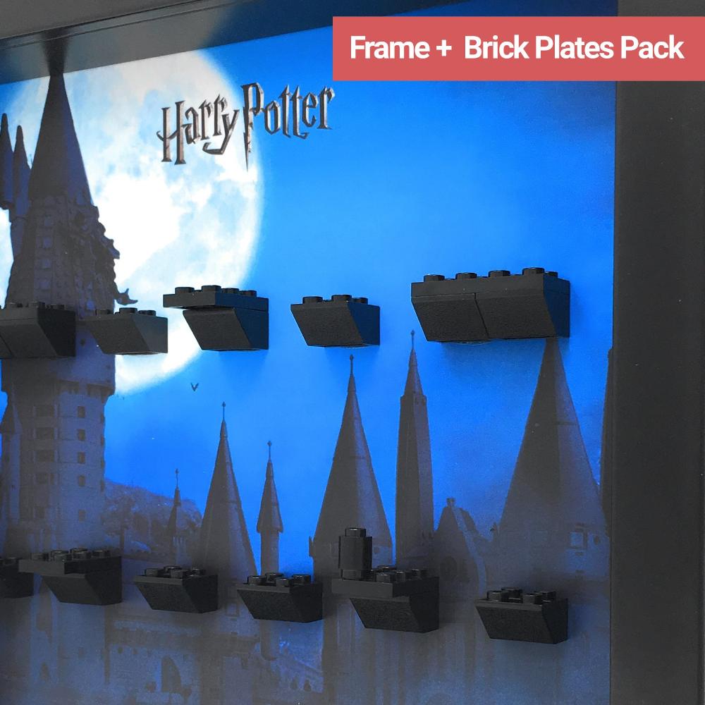 Lego Harry Potter & Fantastic Beasts Series 1 Minifigure Display Frame - 2 Pack for Collectors | Perfect for Wall Decor and Minifigure Storage