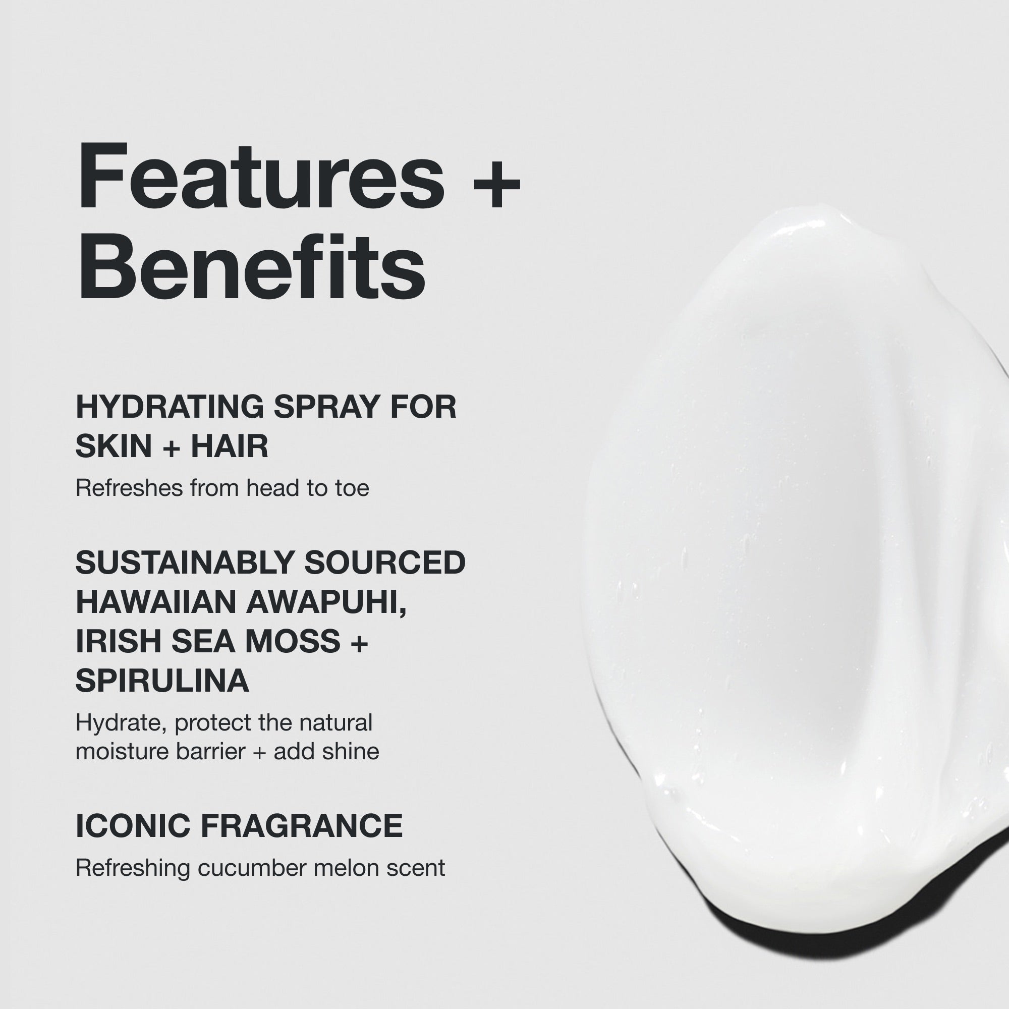 Awapuhi Moisture Mist Hydrating Hair Spray with Natural Hawaiian Ginger Extract - Revitalize Dry & Damaged Hair for Soft, Shiny Locks | Perfect for Daily Use, Travel & Post-Workout Refresh