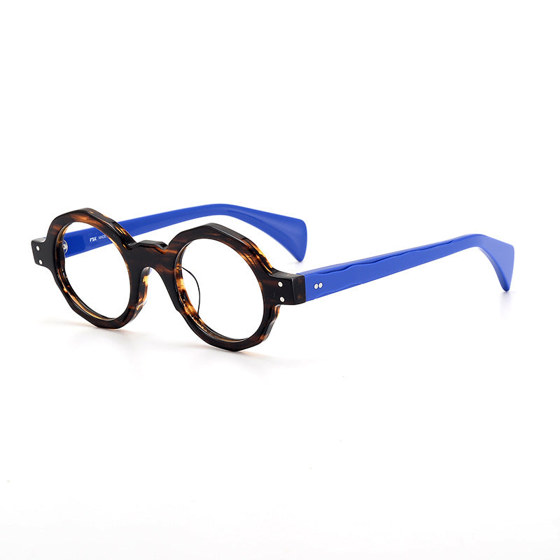 Stylish Acetate Round Glasses Frames SC20235 - Trendy Unisex Eyewear for Reading & Fashion | Perfect for Office, Driving & Daily Wear