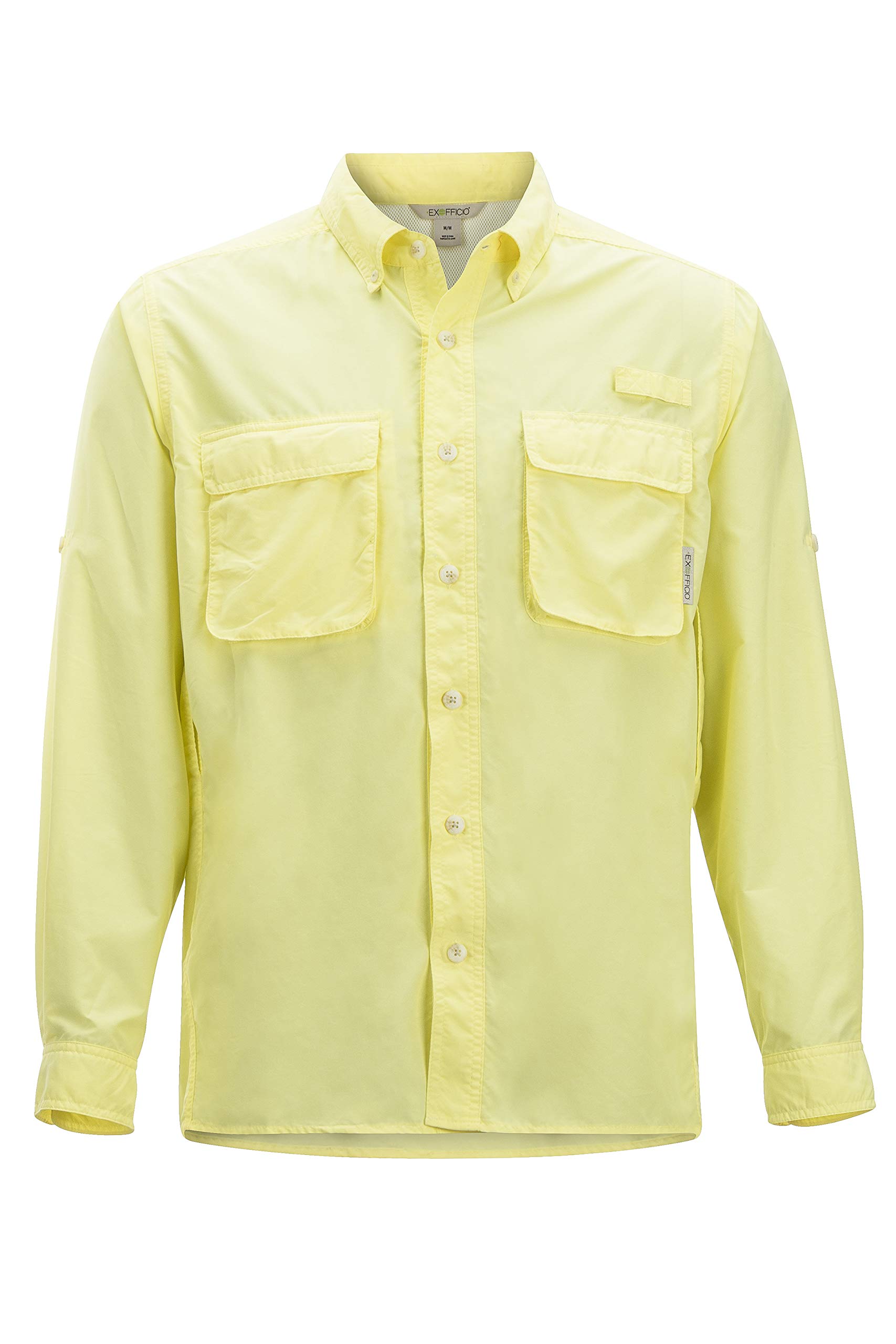 ExOfficio Men's Air Strip Long Sleeve Shirt - Lightweight, Moisture-Wicking Travel & Outdoor Performance Top for Hiking, Camping & Adventure