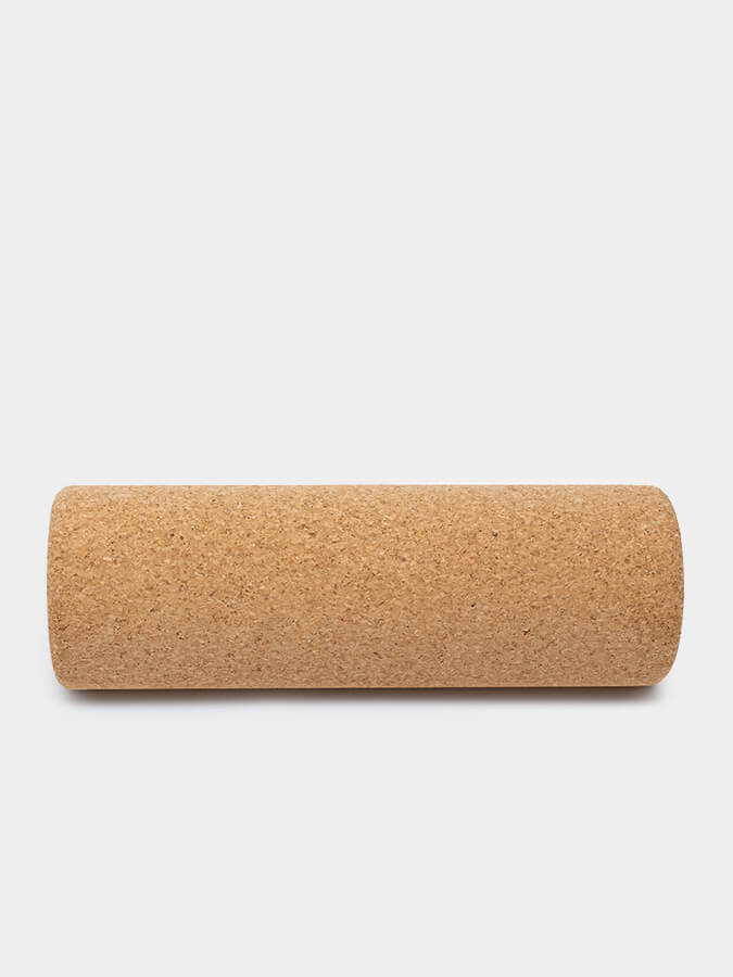 Premium Cork Yoga Foam Roller for Deep Tissue Massage & Fascia Release - Ideal for Yoga, Pilates, and Post-Workout Recovery