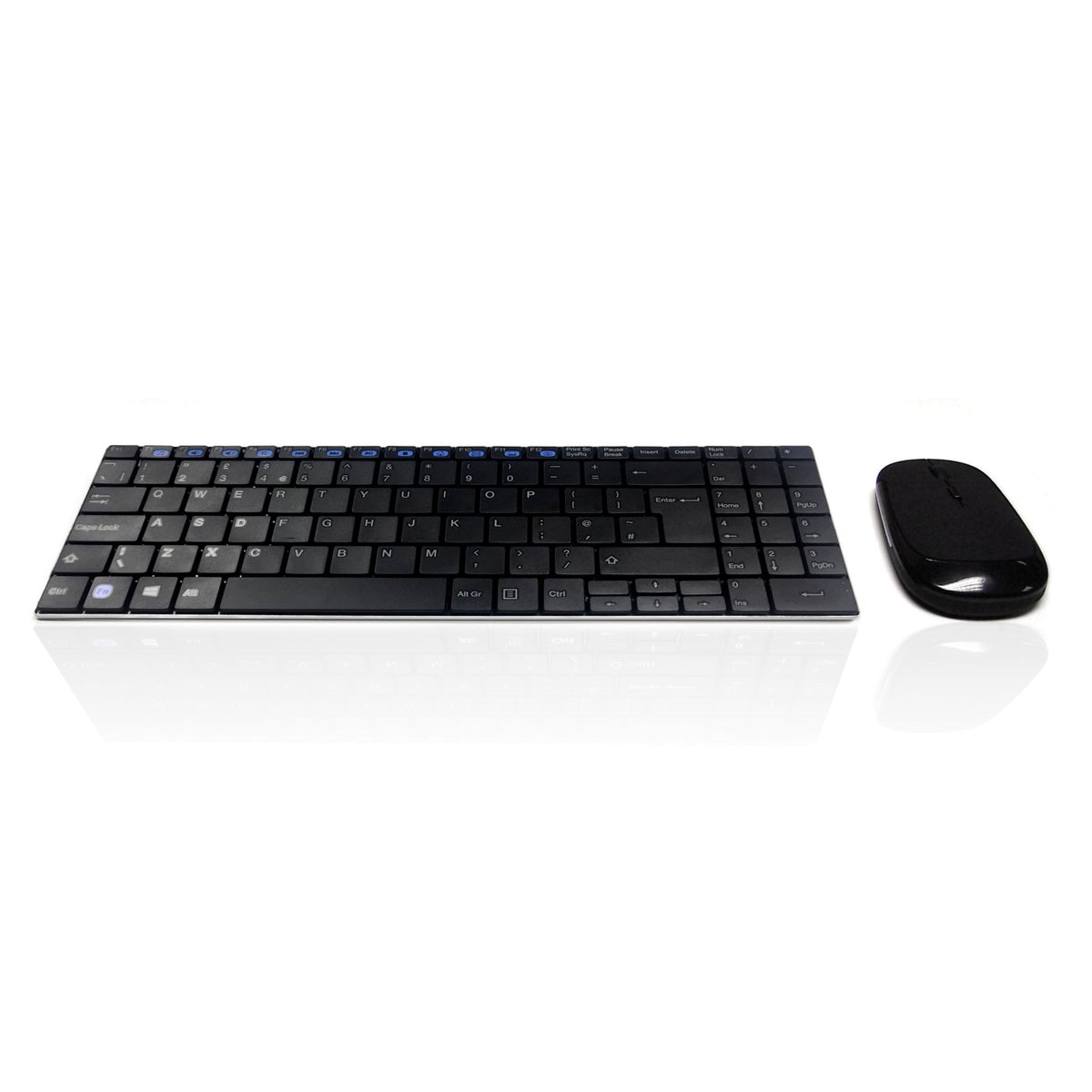 Accuratus Minimus X Wireless Keyboard with Numpad and Mouse Combo - Ergonomic Bluetooth Keyboard for Office, Gaming & Home Use