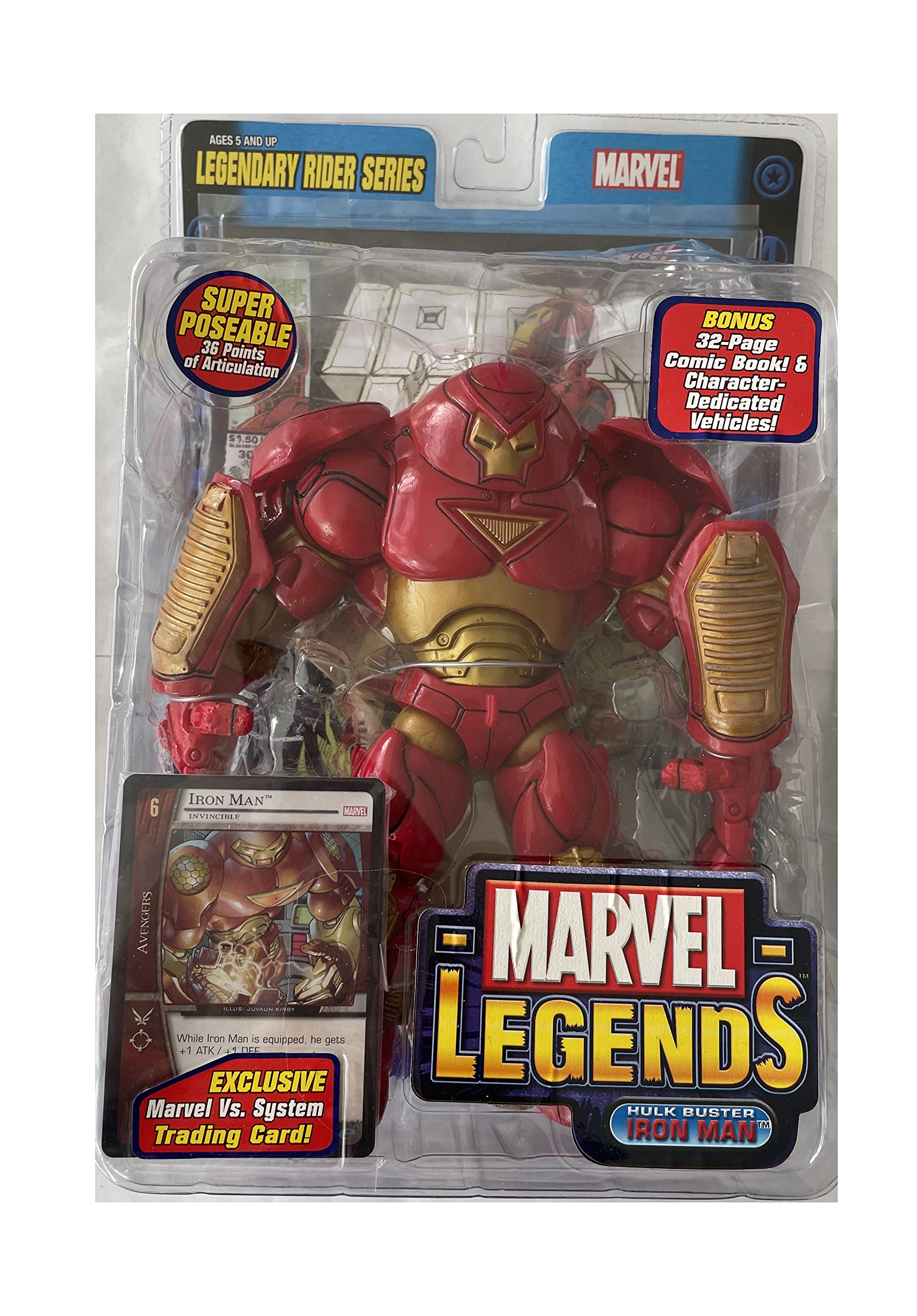 Marvel Legends Iron Man Hulk Buster Action Figure - 6-Inch Collectible Toy with Articulation | Perfect for Superhero Fans, Display & Play | Marvel Avengers Gift Idea