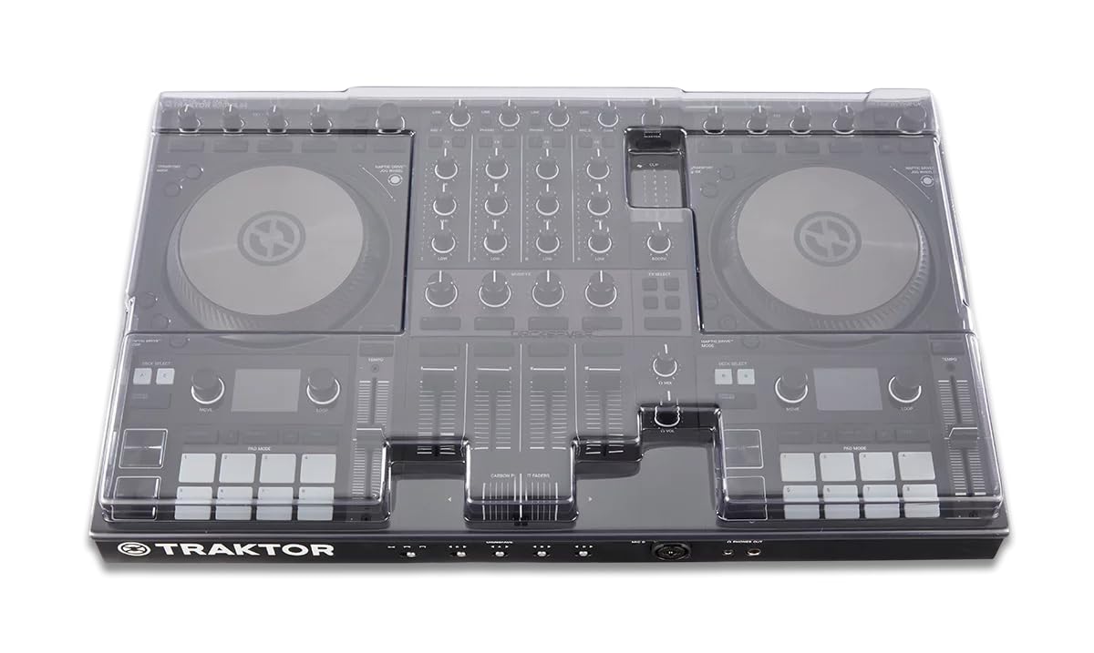 Decksaver Protective Cover for Native Instruments Kontrol S4 Mk3 DJ Mixer | Dustproof & Scratch-Resistant Shield | Perfect for DJ Gigs, Studio Sessions & Equipment Storage