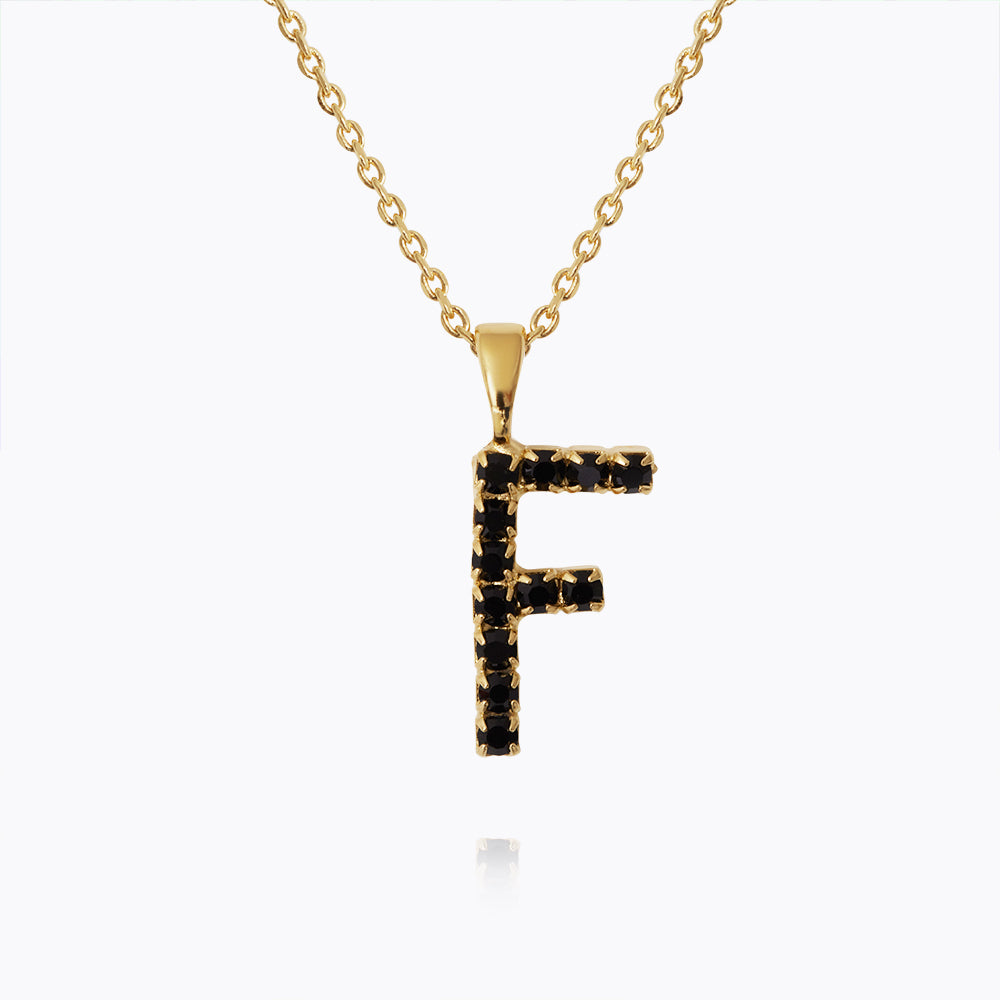 Personalized Mini Letter Necklace - Dainty Initial Pendant Jewelry for Women - Perfect Gift for Birthday, Anniversary & Valentine's Day - Elegant Black Chain Necklace for Everyday Wear & Special Occasions
