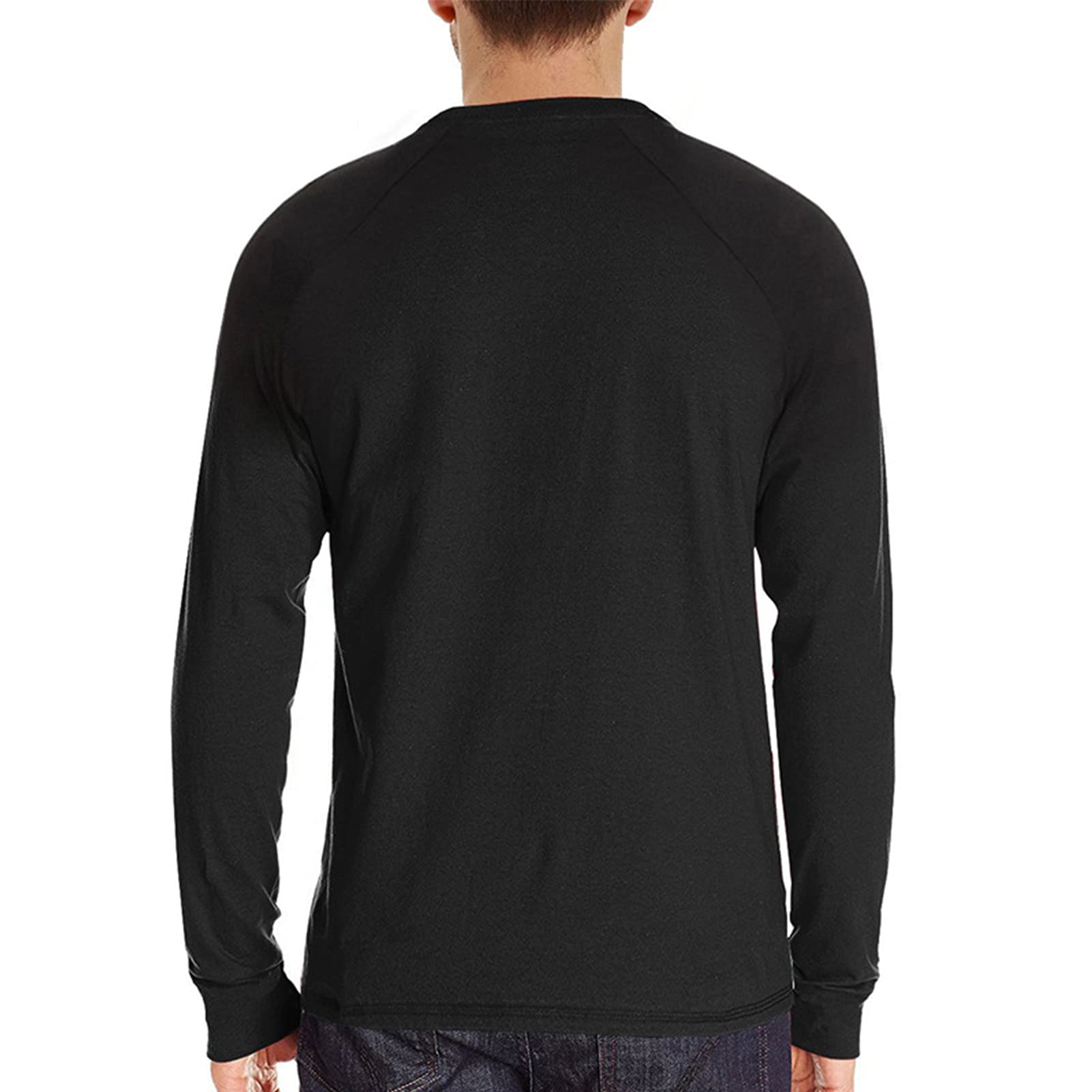 Men's Fashion Sport Henley T-Shirts - Casual Long Sleeve Button Up Shirt for Workout, Gym & Everyday Wear | Breathable Comfort Fit Activewear for Running, Hiking & Outdoor Activities
