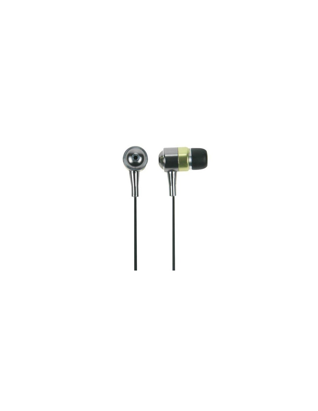 Velleman HPE6 Metal Body In-Ear Headphones with Noise Isolation - Perfect for Gym, Travel & Music Lovers