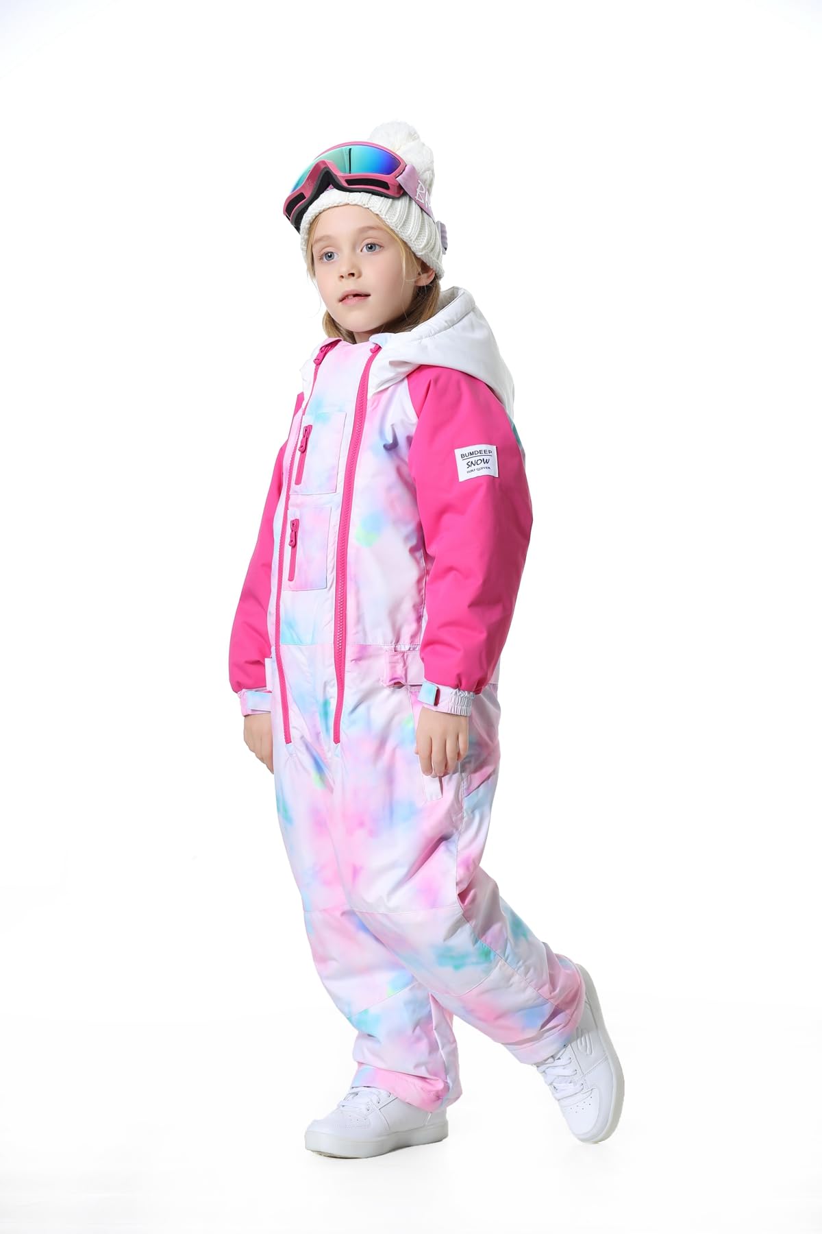 **Kids Waterproof Snowsuits for Boys & Girls - Winter Ski & Snowboard Jumpsuits - Warm One-Piece Snowsuits for Outdoor Activities**    *(Perfect for Skiing, Snowboarding, Sledding & Winter Play!)*