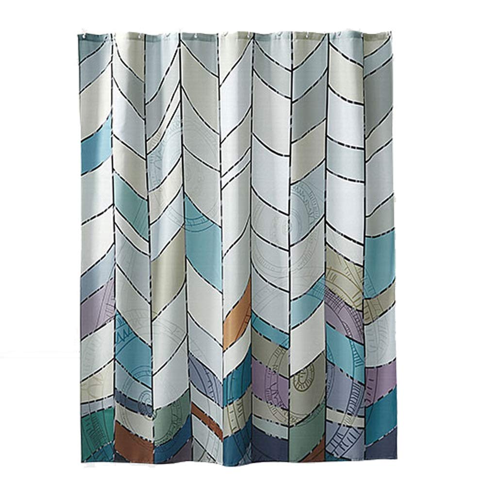 Premium Thickened Waterproof Shower Curtain - 220x200cm Mold Resistant Bathroom Partition with Rustproof Grommets - Perfect for Bathrooms, Dorms & RV Showers