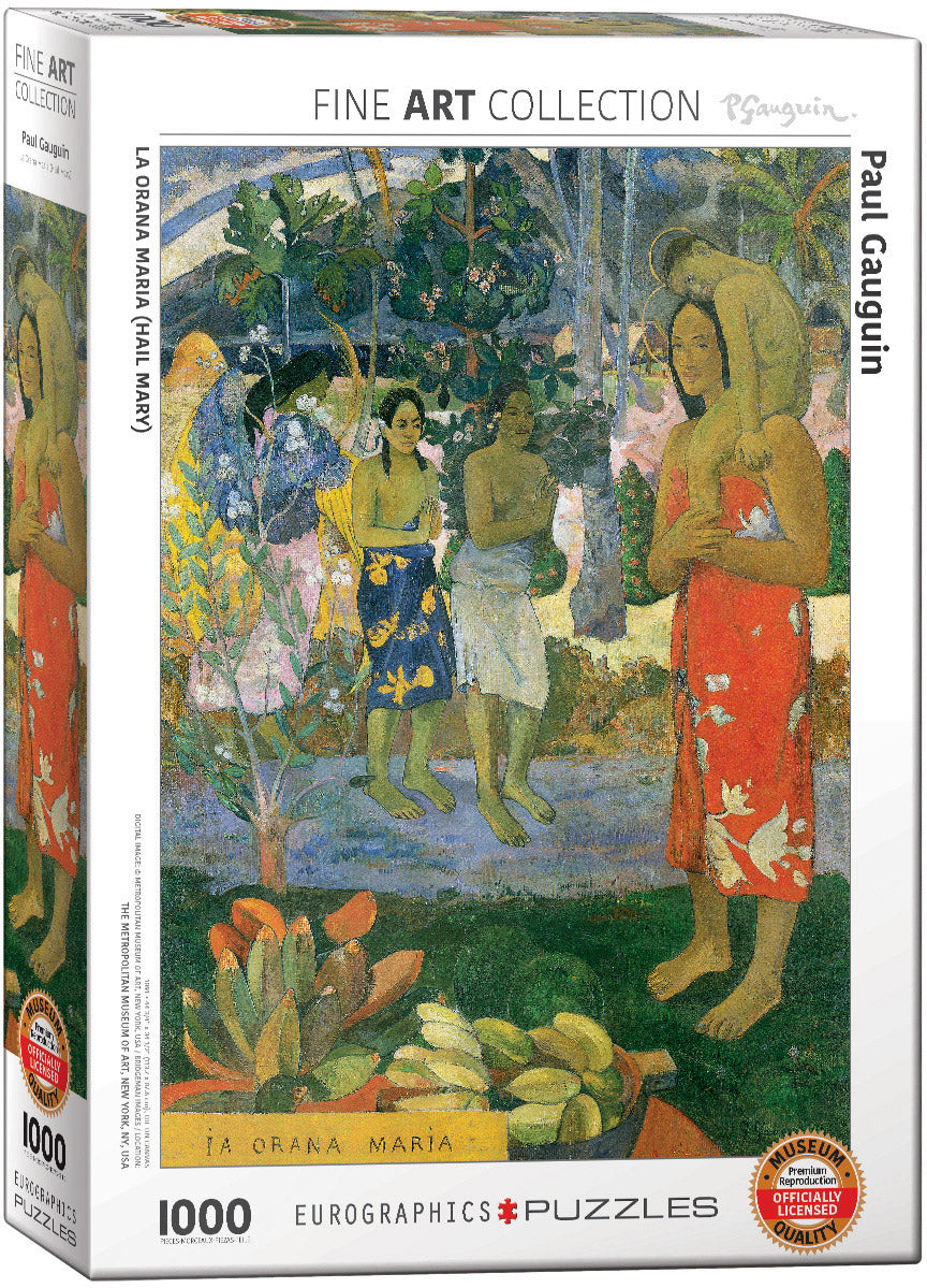 Eurographics 1000-Piece Jigsaw Puzzle - Gauguin's La Orana Maria Art Puzzle | Premium Quality Puzzle for Adults & Teens | Perfect for Family Game Night, Home Decor & Art Lovers