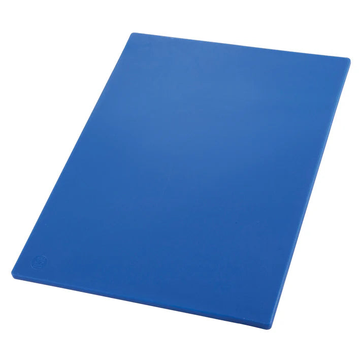 Winco 18x24 Inch Blue Plastic Cutting Board - NSF Certified, Dishwasher Safe for Professional & Home Kitchens - Perfect for Food Prep, Butchering & Serving