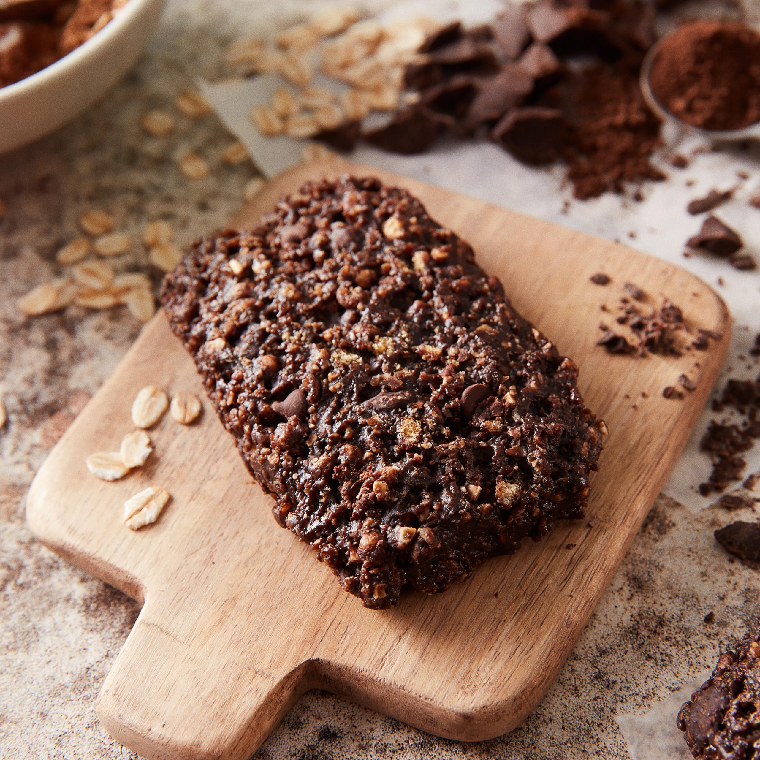 Clif Bar Chocolate Brownie - 10g Protein Energy Bar - Organic Oats - for Hiking & Workouts