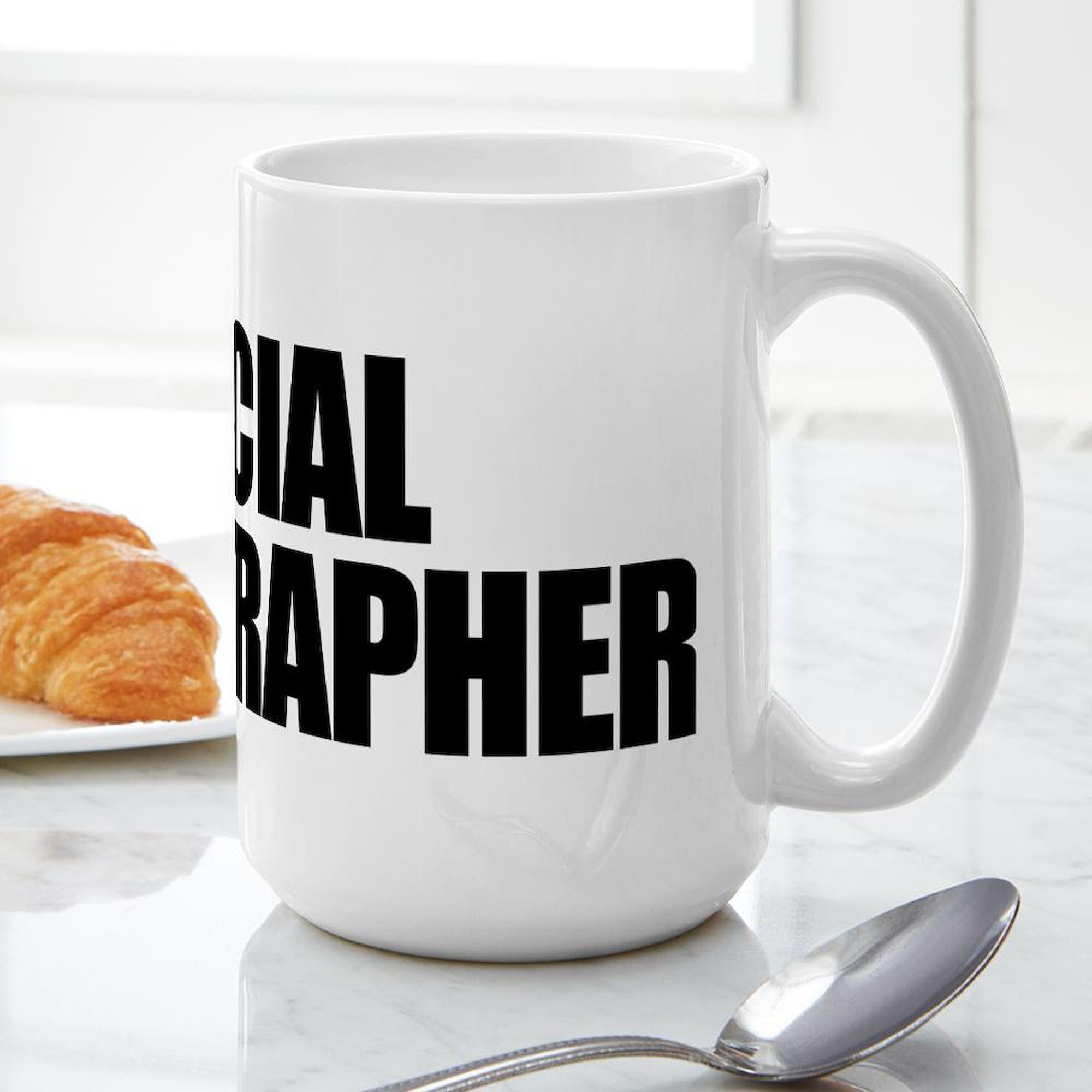 Official Photographer Ceramic Coffee Mug 15 oz (444 ml) - Perfect Gift for Photographers & Coffee Lovers - Ideal for Office, Home, or Studio Use