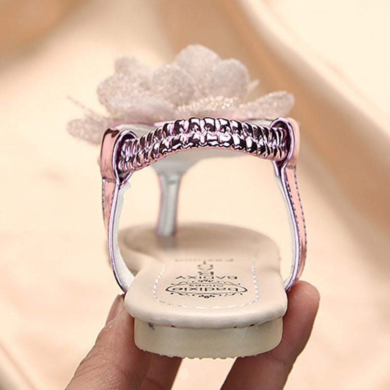Flower Baby Sandals for Girls - Cute Comfortable Toddler Sandals with Non-Slip Sole | Perfect for Beach, Park, and Summer Outfits