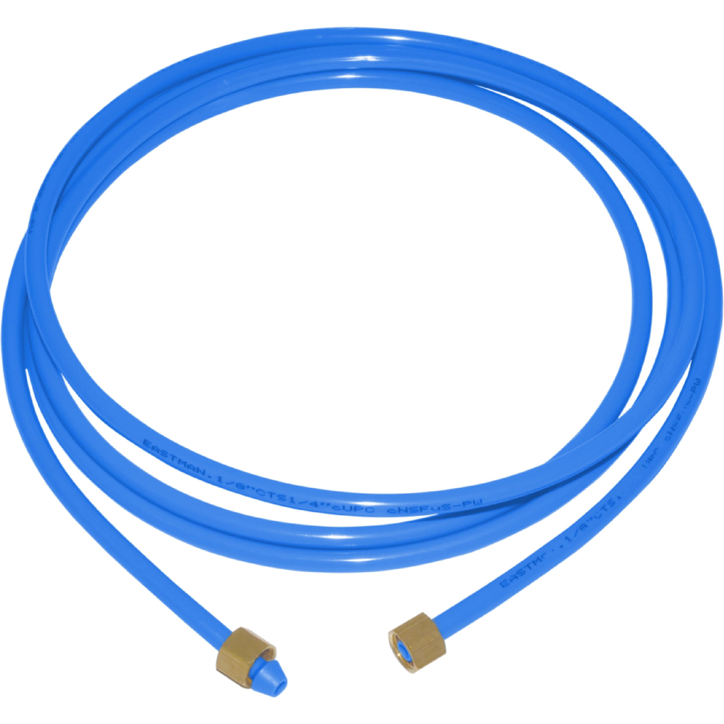 10 Foot Flexible PEX Ice Maker Water Line with Brass Fittings - Durable Refrigerator Water Supply Tube for Home & Commercial Use - Perfect for Under Sink, Refrigerator & Ice Machine Installations