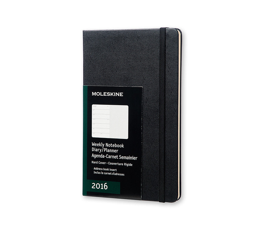 Moleskine Weekly Notebook Planner - 12 Month Hardcover Organizer for Work, School & Travel | Perfect for Scheduling, Journaling & Note Taking