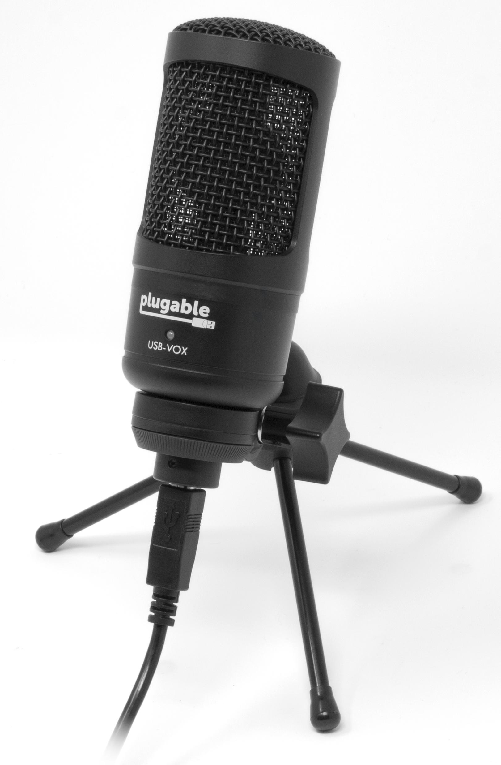 Plugable USB Studio Microphone - Cardioid Condenser Mic for Podcasting, Streaming & Voice Recording | Professional Broadcast Quality for Home & Office Use