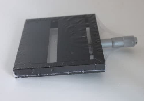 Precision One-Way Adjustable Optical Slit Micrometer - 20mm Single Slit for Laser Experiments, Spectroscopy & Light Control