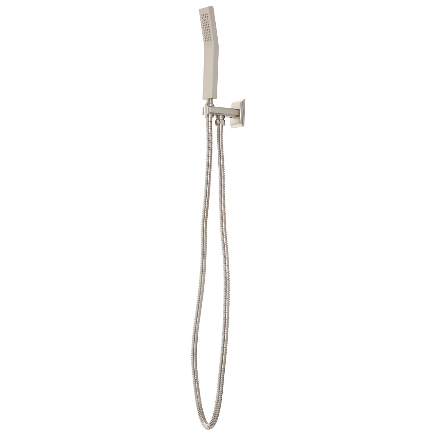 Signature Hardware 934518 Ryle 2.5 GPM Hand Shower Set with Hose & Water Connector in Brushed Nickel - Perfect for Bathroom & Spa Relaxation